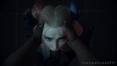 Harley Quinn facefucked