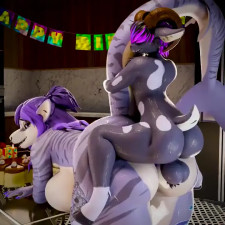 Furry mount, meet Shaed and potatowiskey