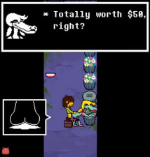 Bratty making money (she's cheap)