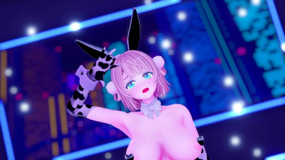 Shigure Ui in KUROMARU's trap! (Inverted Bunnysuit) [ブラン]