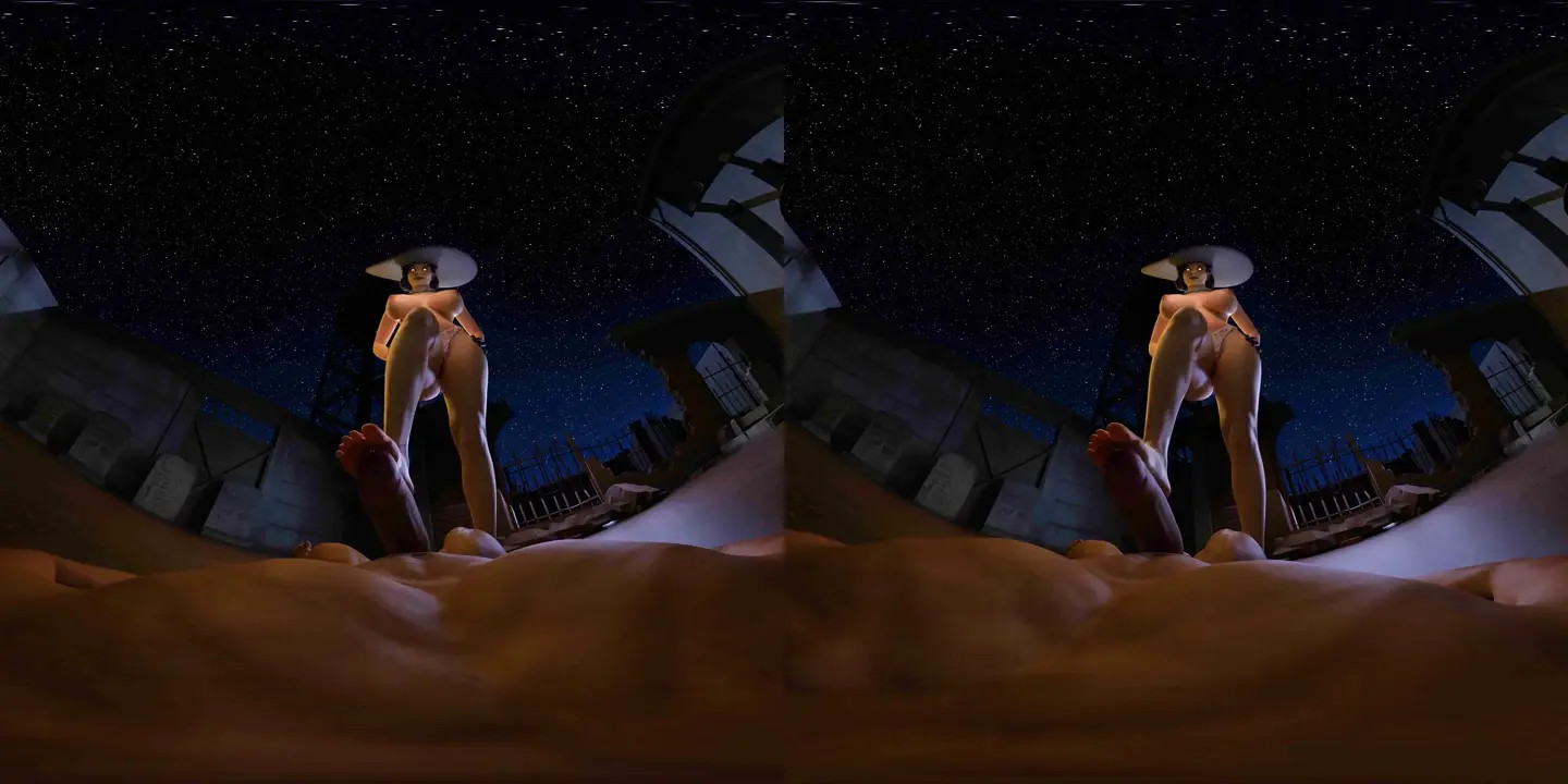 Vr lady dimitrescu footjob