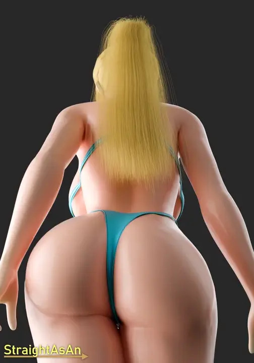Jiggly Samus walk Bikini