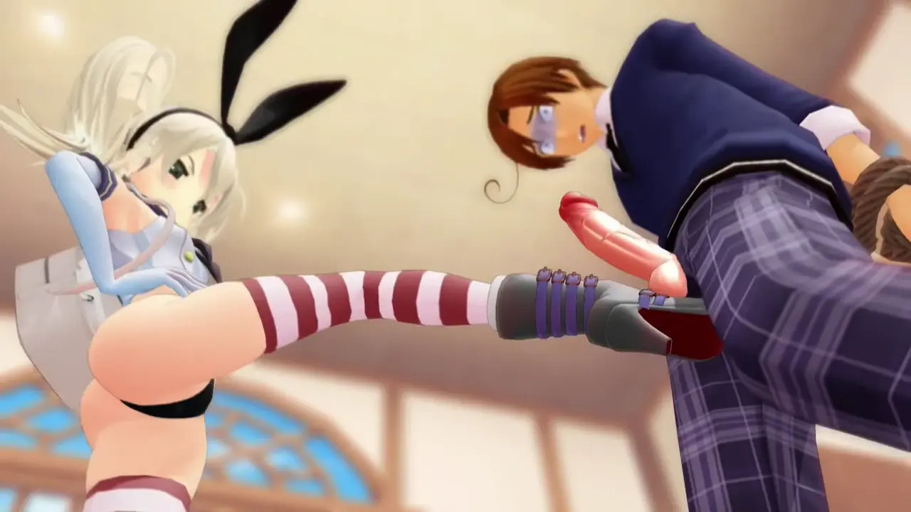 YokoBB - Shimakaze Homework ballbusting