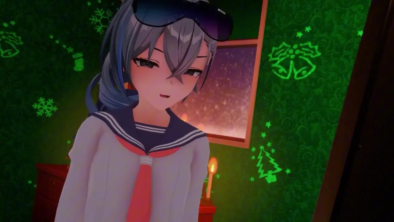 Silver wolf: Look, does this dress look good?