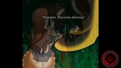 Python Snake Squeezes And Eats A Deer Girl - The Comic Vore