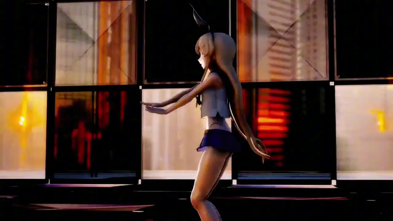 Shimakaze - Hi Fi Raver (ver. 2) [MMD R15] Clear_Cloth