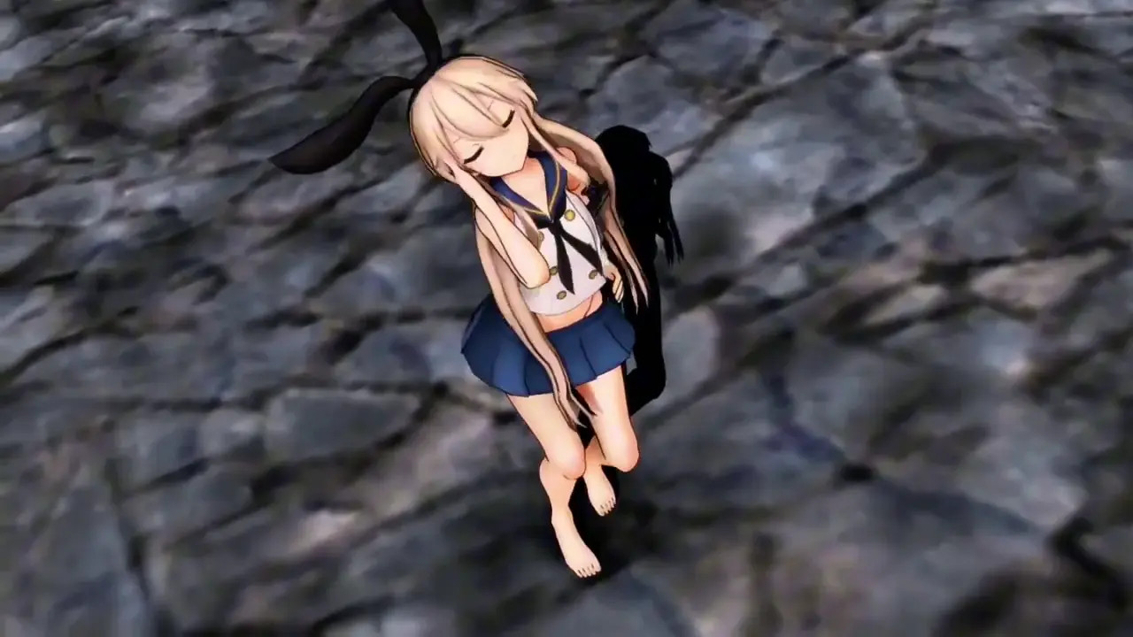 Shimakaze - Lamb [MMD R15] Clear_Cloth