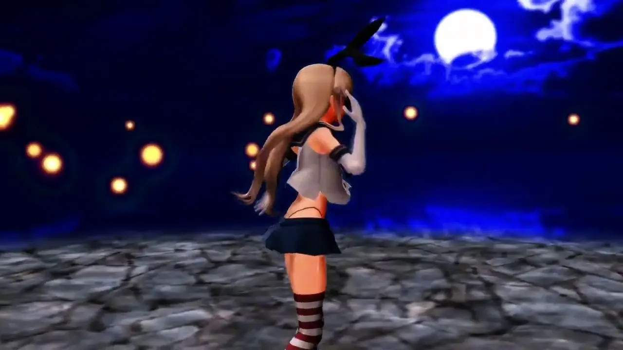 Shimakaze - Luvoratorrrrry! [MMD R15] Clear_Cloth