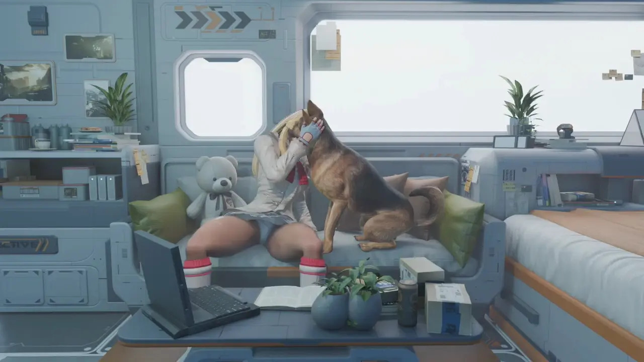 Lilly x dog (extended) - p4ants