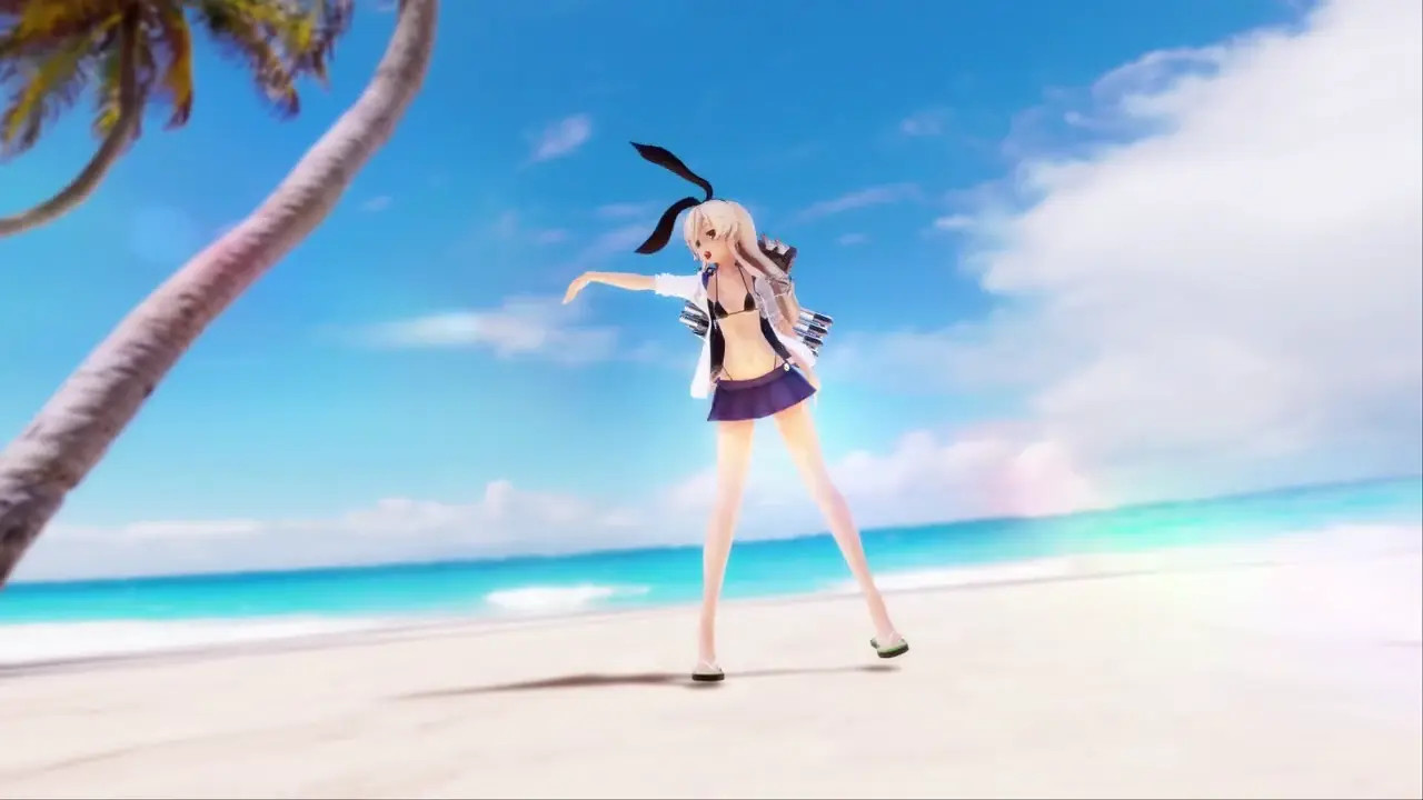 Shimakaze - Play with fire [MMD R15] Redils
