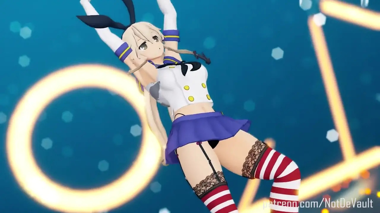 Adult Shimakaze - What You Waiting For [MMD R15] Not De Vault