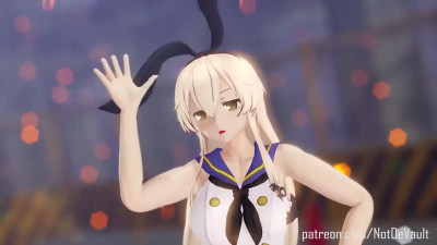 Adult Shimakaze - Hibana [MMD R15] Not De Vault