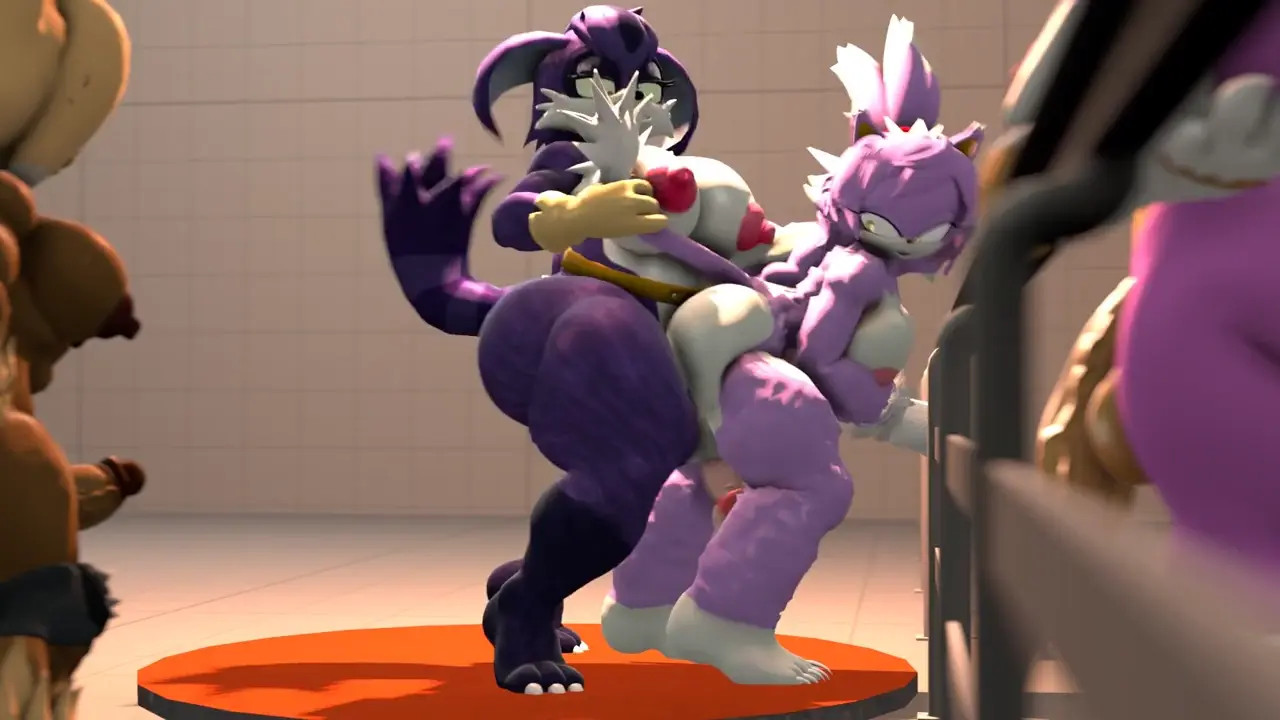 Fem Big Fuck Werewolf Blaze