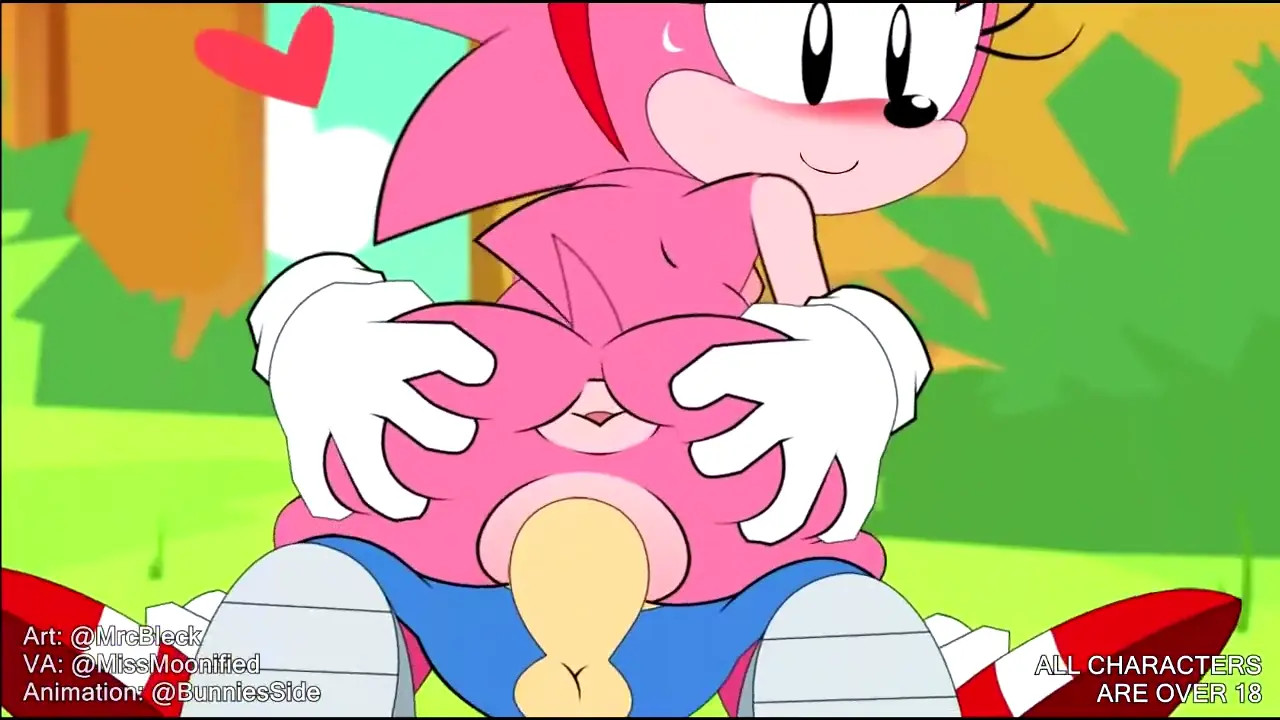 Amy riding sonic