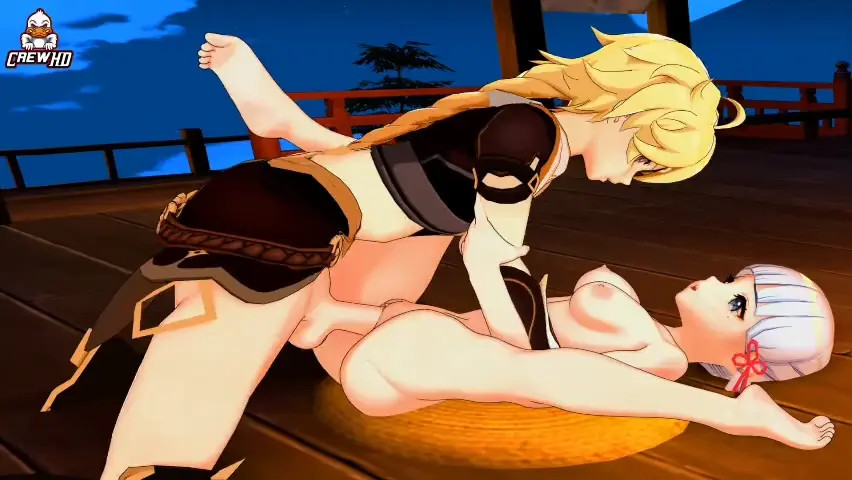 Ayaka on the floor [CrewHD]