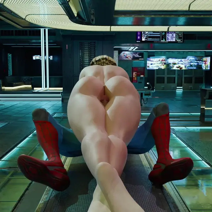 Emma Frost Thighjob With Spider Man