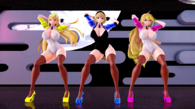 Jeanne, Milla and Mythra - Shake It [SilverZack][4K]