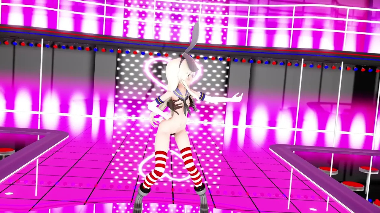 Shimakaze - Booo! [MMD R18] RubyMMD