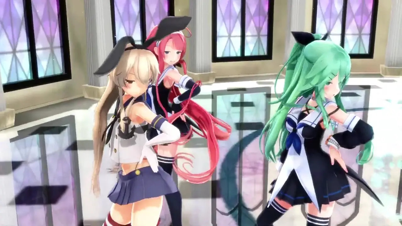 Shimakaze, Yamakaze & Kawakaze - MISTER [MMD R15] Panman