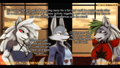 (MRSafetyLion) Porsha, Loona nad Roxanne get impregnated in a club