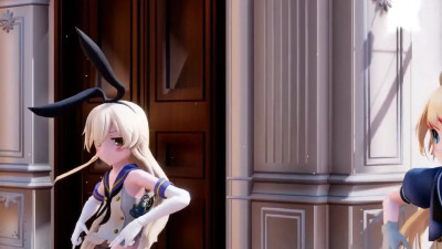 Shimakaze & Jervis - ROKI [MMD R15] Panman