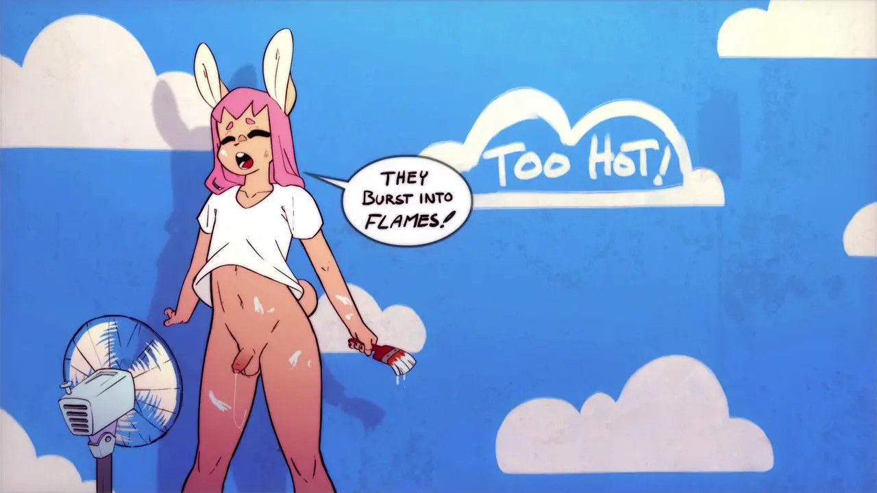 Too hot (Kinako & Usako)