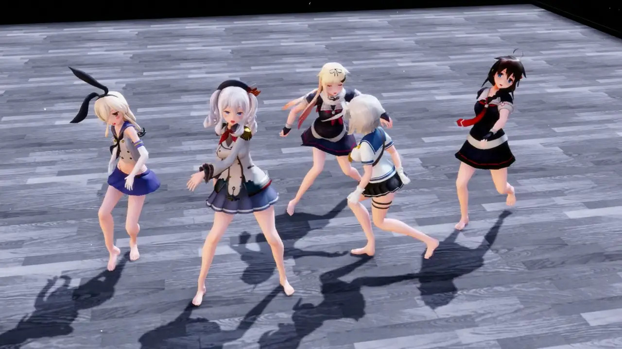 Shimakaze & Fleet Girls - Ikkitousen [MMD R15] Panman