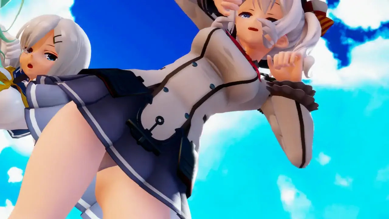Shimakaze & Fleet Girls - Not Shy [MMD R15] Panman