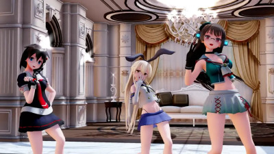 Shimakaze, Maya & Shigure - Masked bitcH [MMD R15] Panman