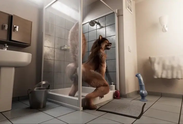 Shower masturbation