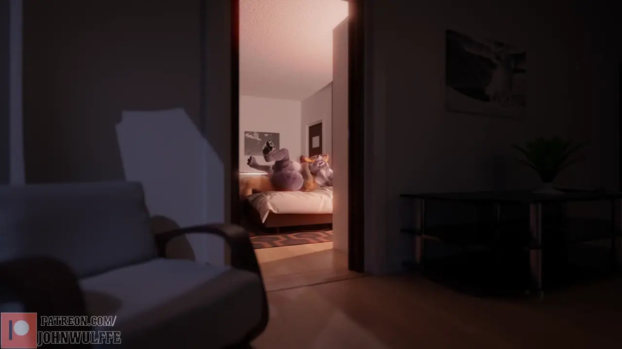 Bent spoon in the bedroom