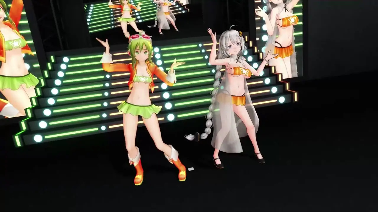 GUMI & Akari in Aifutsu Dance Hall R-18 [Mochi。]