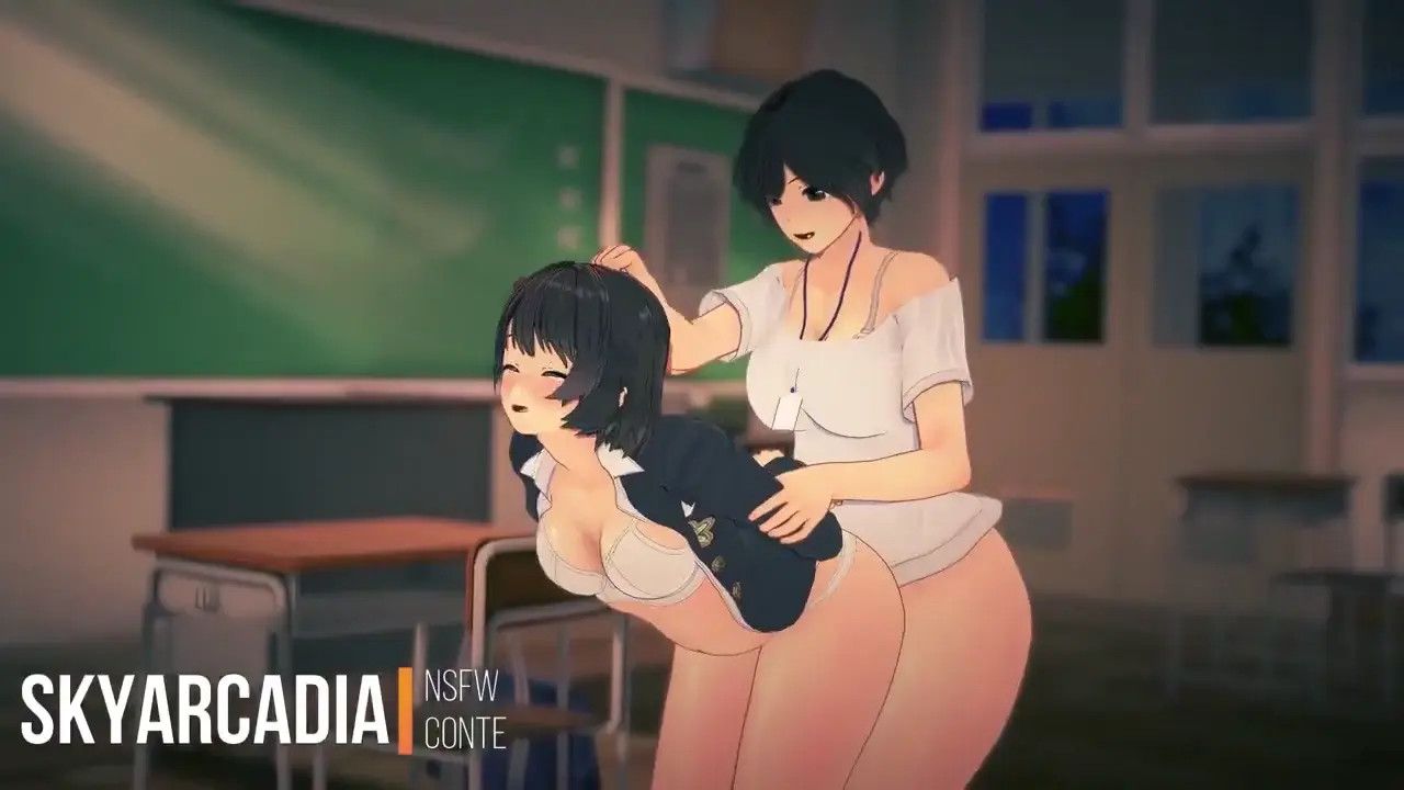 Futa teacher fucks her student