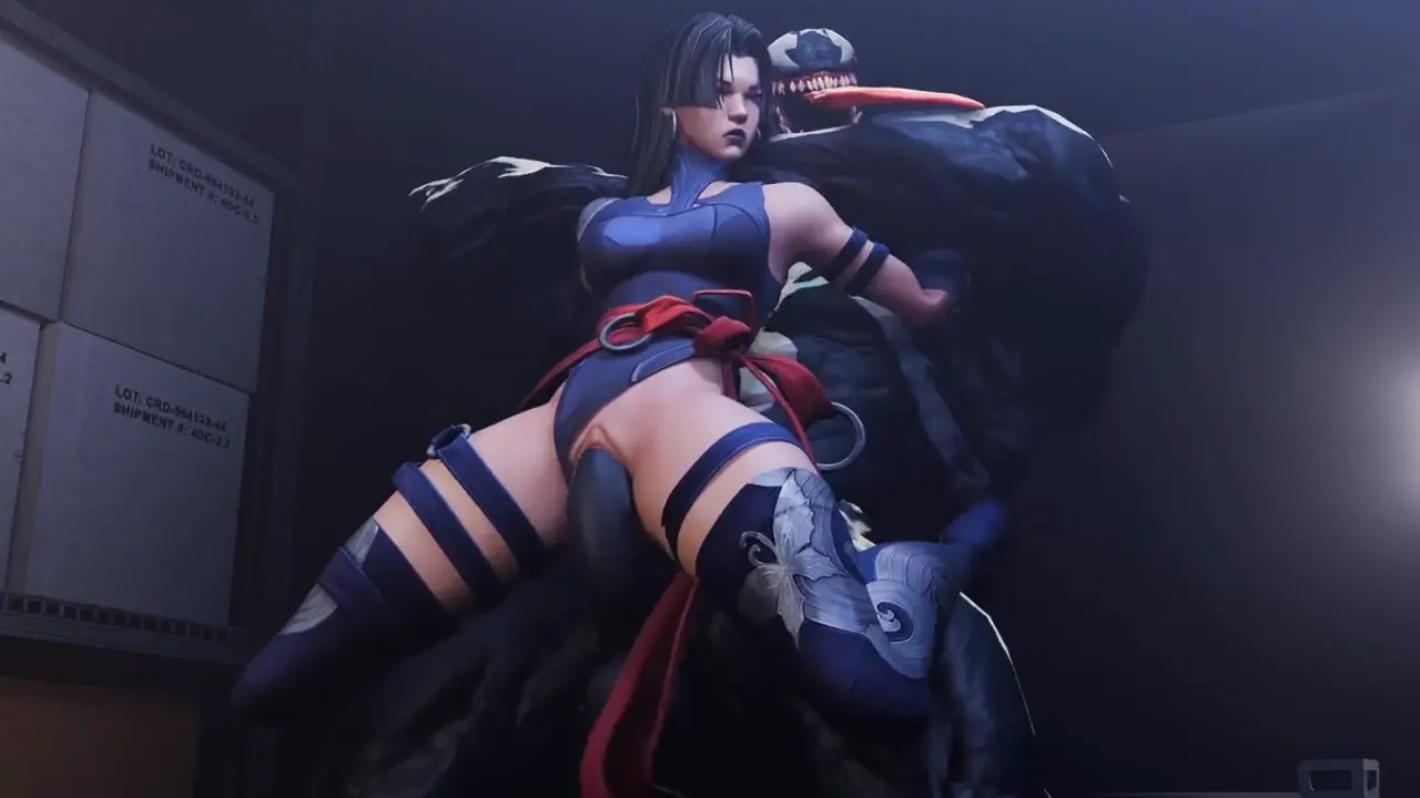 Psylocke Venom comp