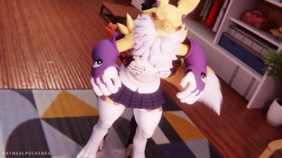 Renamon x Aak = Explosive fun