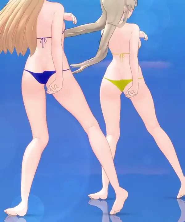 Shimakaze, Jervis & Yuudachi - Mereke (Short) [MMD R15] Panman