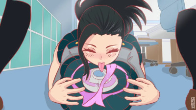 Momo Yaoyorozu x Toru Hagakure (My Hero Academia)