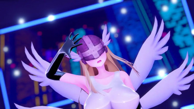 Angewomon in KUROMARU's trap! (Race Queen Outfit) [ブラン]