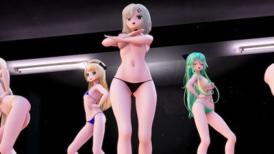 Shimakaze & Fleet Girls - Kimagure Mercy [MMD R15] Panman