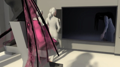 FGGB 59 Japanese Sadako ghost is pleasured in TV