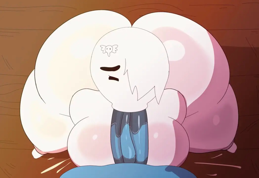 Connie blows gumball