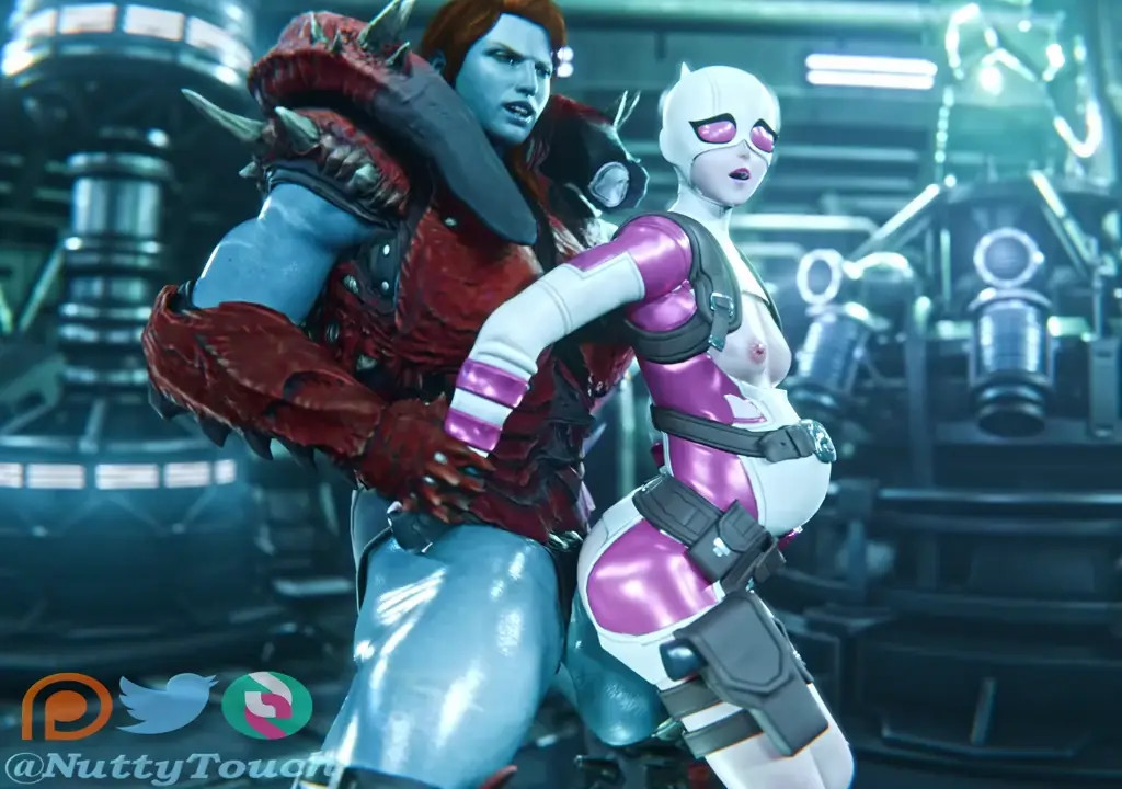 Lady Hellbender X Gwen - [Futa/Fem] [NuttyTouch]