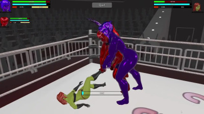 Naz Gets Slimed! Heroine Rumble 2