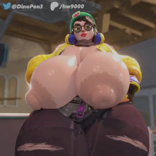 Bouncy Wide Joy (Topless) [DinoPon3]