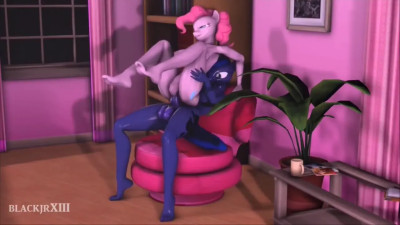 Futa Princess Luna fucking Pinkie Pie