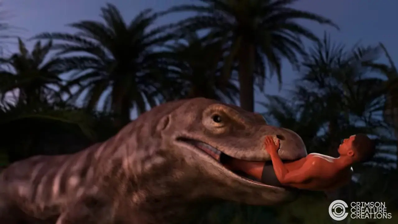 Oral vore by crimsoncreature