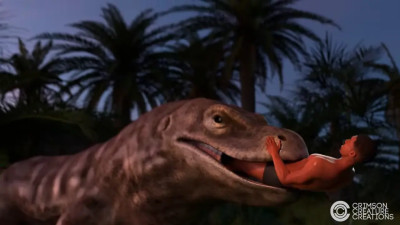 Oral vore by crimsoncreature