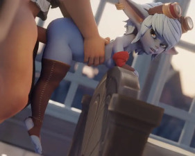 Tristana dangle fuck [RougeNine]