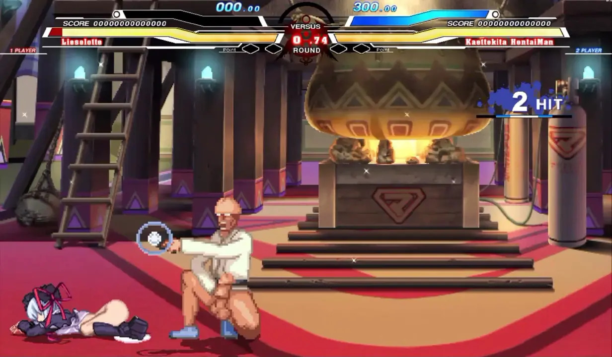 Hentaiman vs Tsuzura&Yoriko&Lieselotte