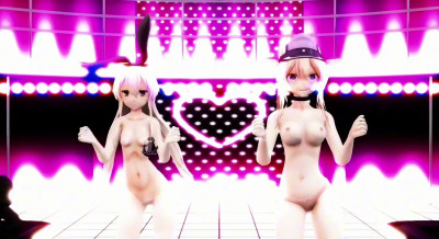 Shimakaze & Prinz - On Stage (ver. 2) [MMD R18] MMDYaro